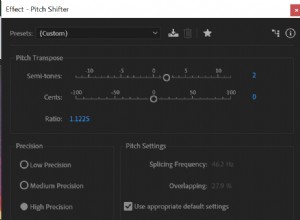 Verhoog uw stem:een gids voor een hogere toonhoogte in Adobe Audition 