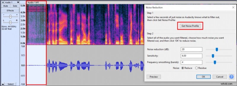 Toetsenbordklikken verwijderen uit audio in Audacity:een stapsgewijze handleiding 