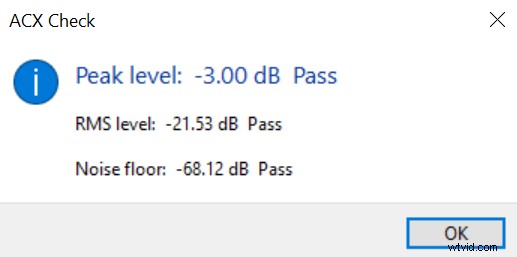 ACX-audiovereisten:Adobe Audition voor voice-overs beheersen 