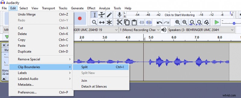 Audacity-zelfstudie:audiotracks splitsen en samenvoegen - eenvoudige handleiding 