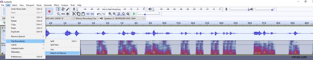 Audacity-zelfstudie:audiotracks splitsen en samenvoegen - eenvoudige handleiding 