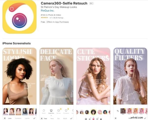 Topp 10 skönhetskameraappar för iPhone – 2026 recension 