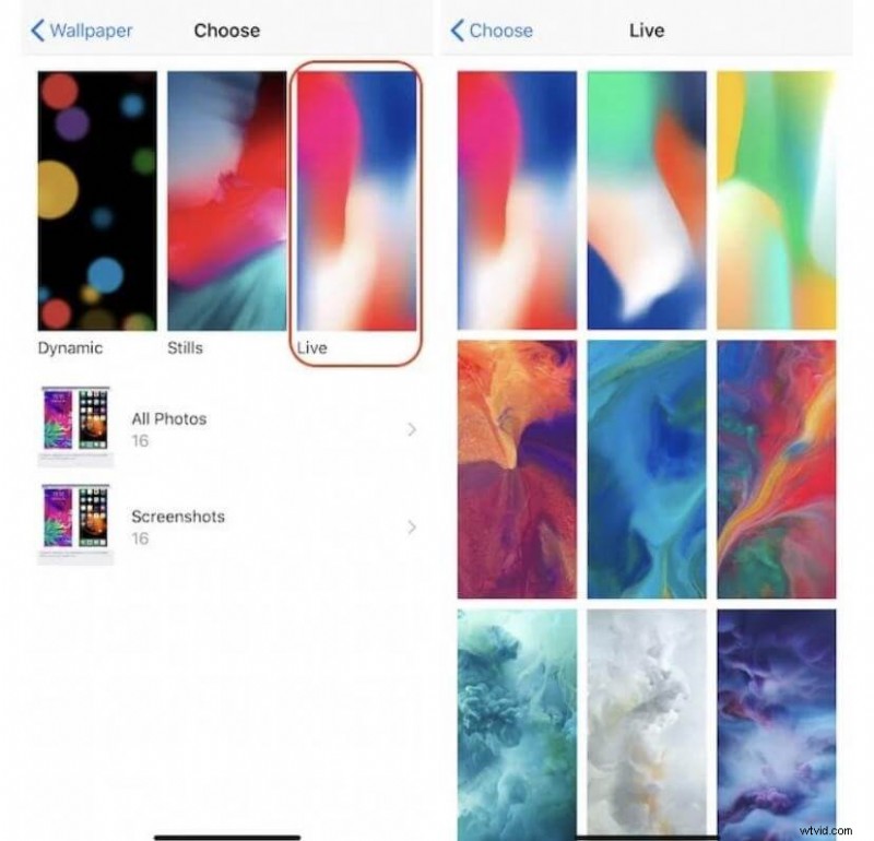 Skapa fantastiska levande bakgrunder på iOS:En steg-för-steg-guide