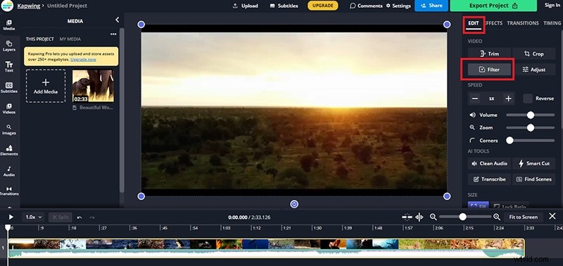 Hur man lägger till videofilter online – en steg-för-steg-guide 