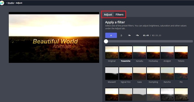 Hur man lägger till videofilter online – en steg-för-steg-guide 