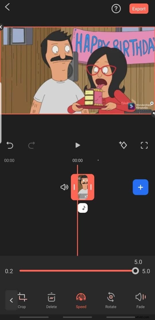 Hur du snabbar upp eller saktar ner din video på iPhone och Android med Wondershare Filmora för mobil 