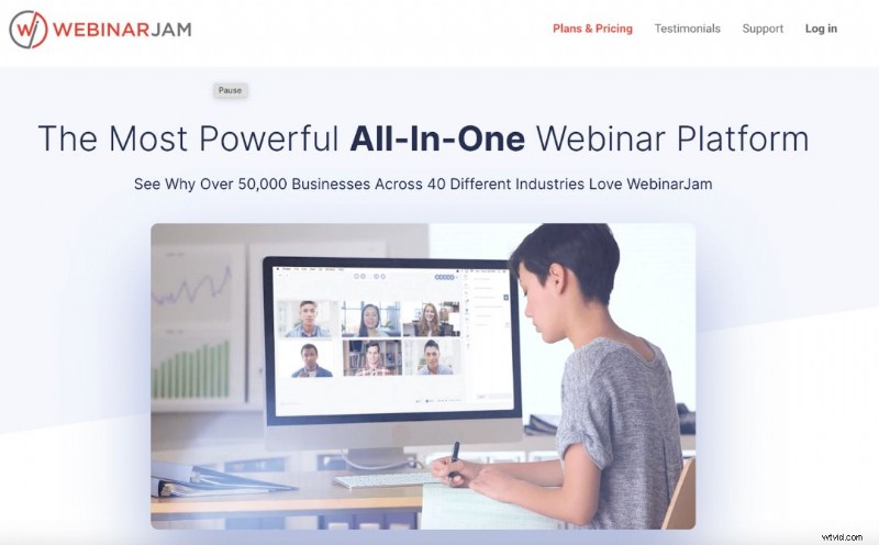 WebinarJam レビュー – ビジネスの価格、機能、ROI 