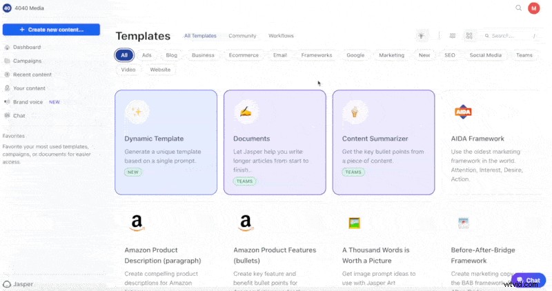 Jasper.ai レビュー:AI コンテンツ作成がビジネスをどのように促進できるか – 価格、機能、評決 