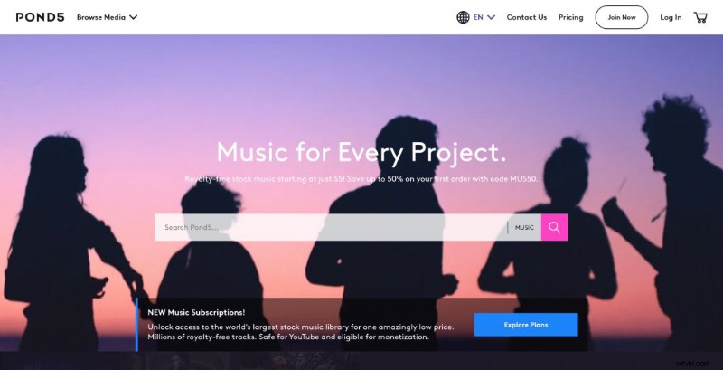 2026 年のベスト ロイヤリティフリー音楽サイト ベスト 20 