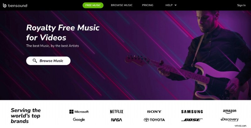 2026 年のベスト ロイヤリティフリー音楽サイト ベスト 20 
