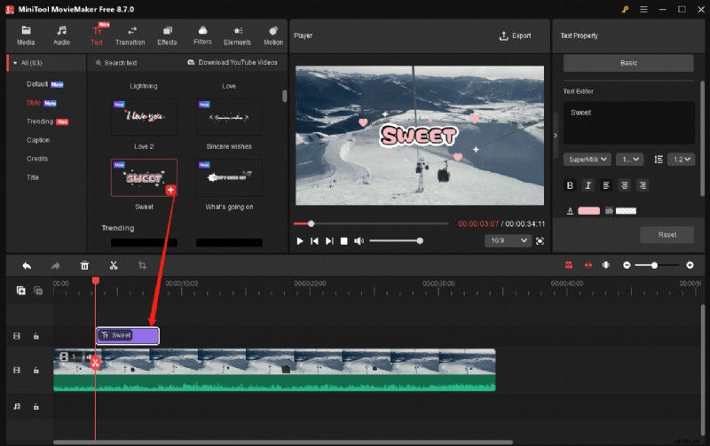 MiniTool MovieMaker テキスト テンプレートをマスター:完全なビデオ編集ガイド 