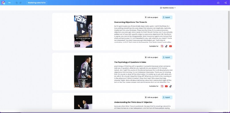 Jämför sex AI-videoredigerare för kortformade klipp:Min recension från 2026