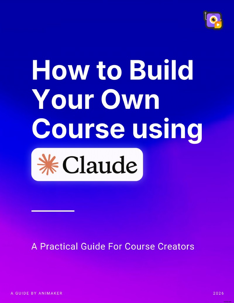 Claude AI を使用して数分でコースを構築 + 無料の 45 ページのチートシート 