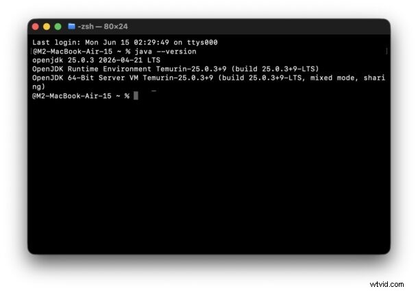 Eclipse Temurin を使用して macOS に Java (JDK/JRE) をインストールする方法 – ステップバイステップガイド 