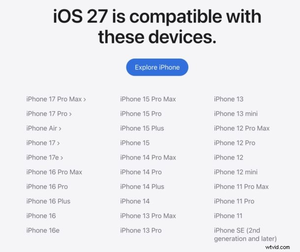 iOS 27:完全なデバイス互換性ガイドとどの iPhone に新しい AI 機能が搭載されるか 