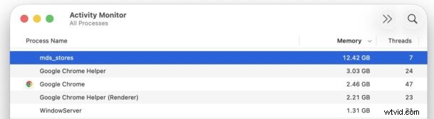 macOS 上の mds_stores による過剰な CPU とメモリ使用量を修正する方法 