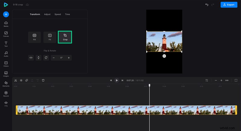 TikTok、リール、ショート向けにビデオを 9:16 にすばやくクロップする:ステップバイステップガイド 