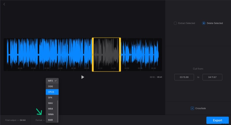 高速かつ無料の MP4 からオーディオへの変換:Crideo を使用してビデオを MP3、WAV、または FLAC に変換します 
