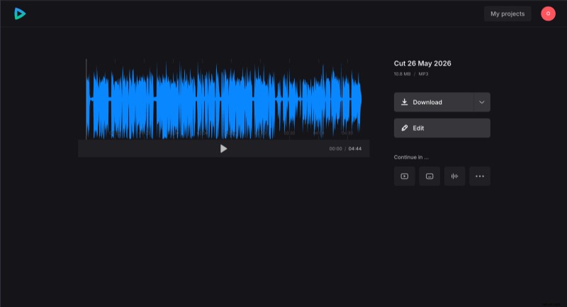 高速かつ無料の MP4 からオーディオへの変換:Crideo を使用してビデオを MP3、WAV、または FLAC に変換します 